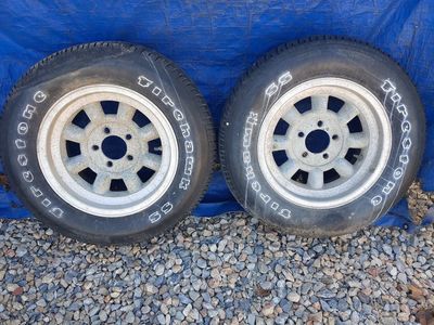 ( 2 ) Western Wheel Superlite Rims 15 x 7 GM 5 x 4 3/4 ( pretty sure they are Aluminum not Magnesium )