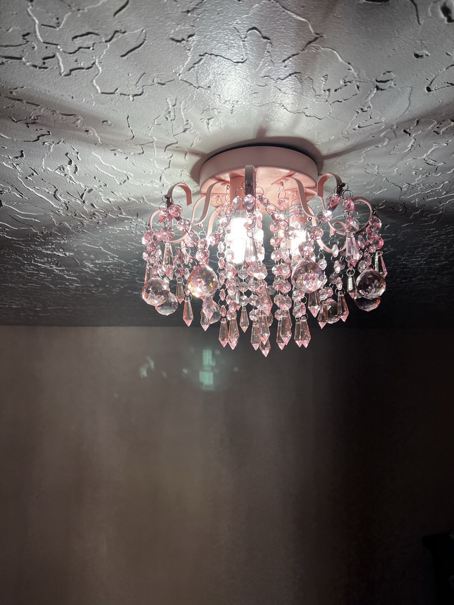 Pink Chandelier