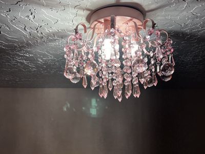 Pink Chandelier