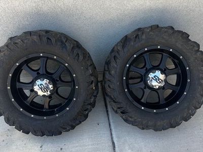 2- ITP SS108 Wheels 14" 4/lug Polaris 800lbs ATV/UTV RZR