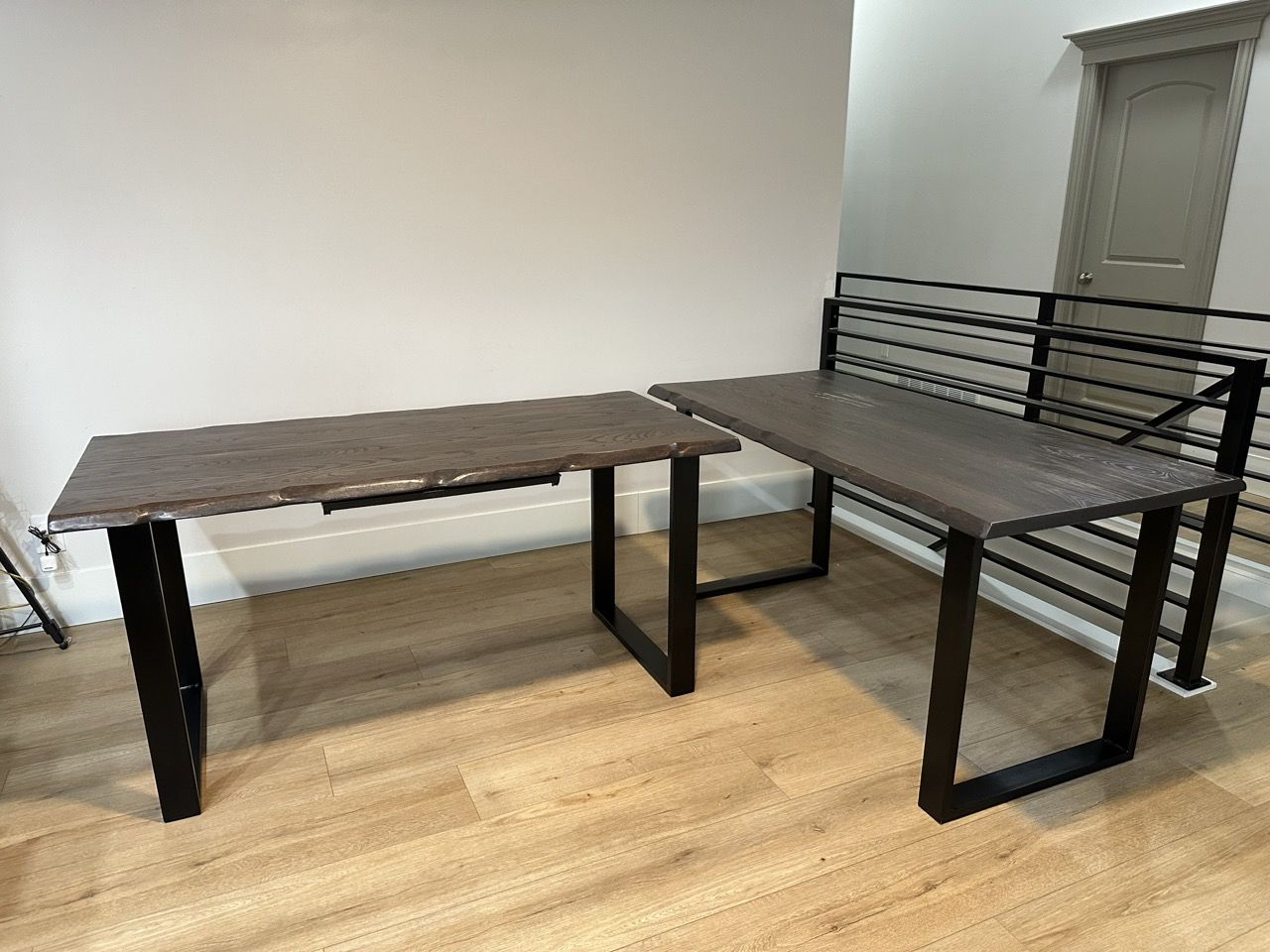 Modern Office Desks - Solid Wood and Steel - $750 Each