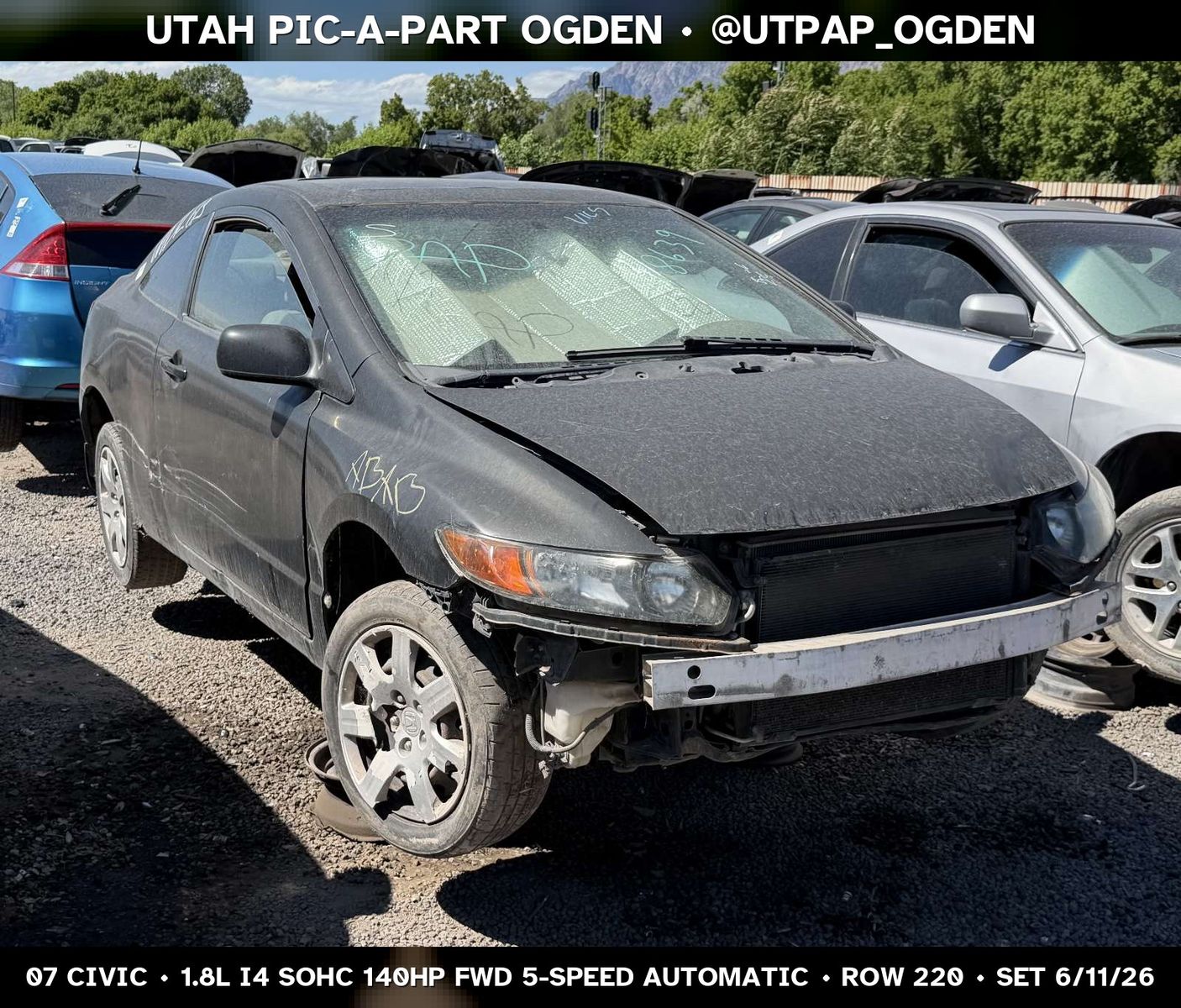 2007 Honda Civic FA Parts - UTPAP Ogden