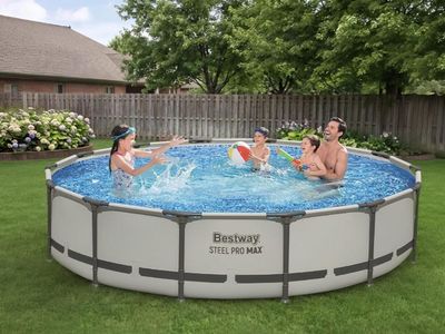 Bestway Steel Pro MAX 14' x 33" Above Ground Pool Set – NEW #502