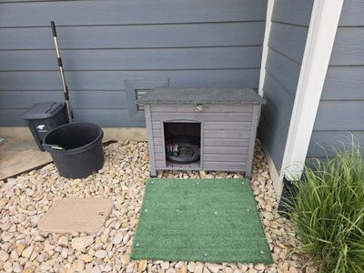 Dog house and crates