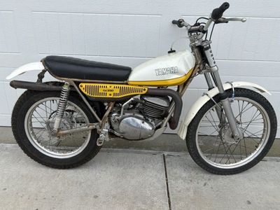 1974 Yamaha 250 Vintage Trials Bike - rare "Cat" model