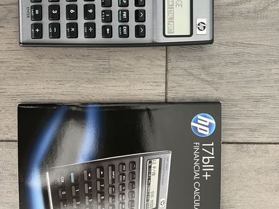 HP 17bII+ Financial Calculator with Quick Start Guide