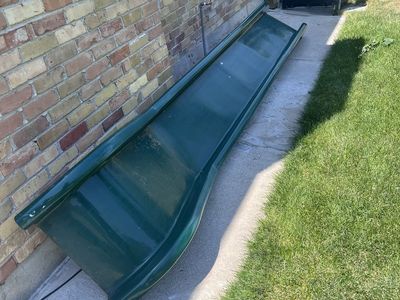 Green Plastic Slide 13ft