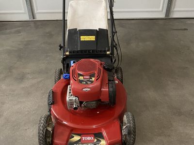 Toro Recycler 22” gas mower (with Personal Pace)