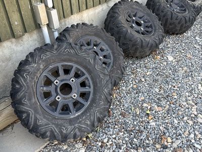Maxxis Bighorn 2@ 29x9.00R14 ATV/UTV Tires and 2@ 29x11.00R14 plus spare 29x9