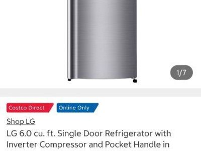 LG 6.0 cu ft single door Refrigerator*Brand New in box*