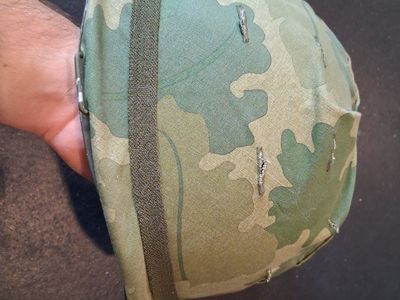 repo US Military M1 Helmet with Camouflage Cover