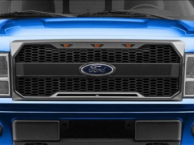 Grille with LED Lighting and Emblem Housing