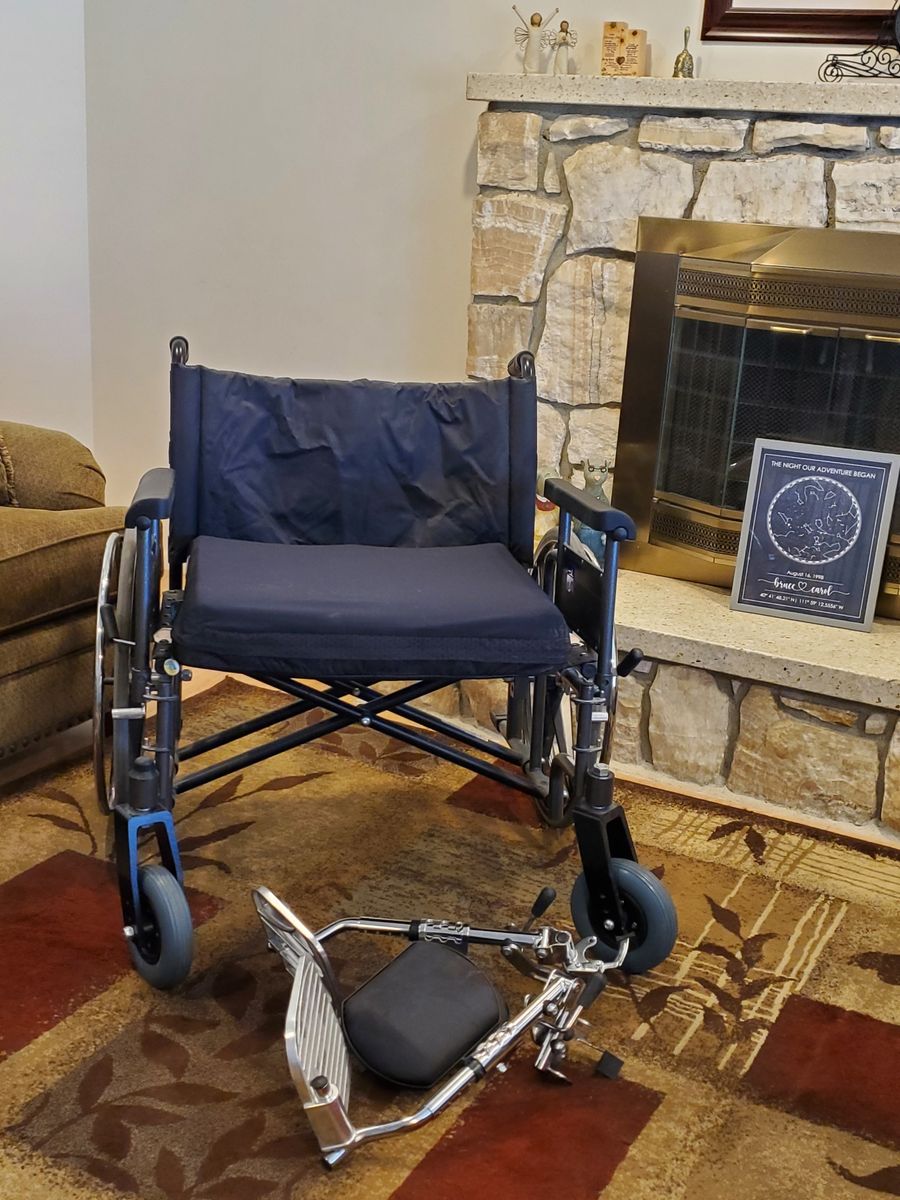 Over sized Wheel chair