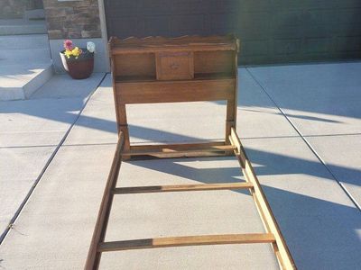 2 twin book case beds