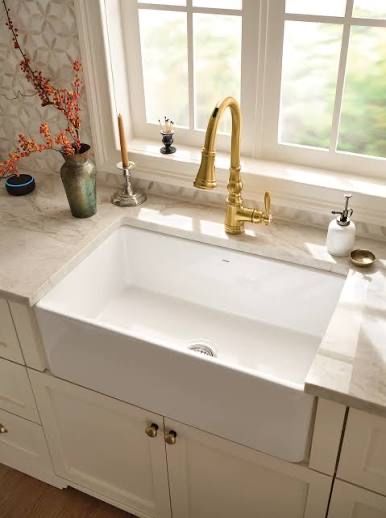 New! Moen Fireclay 30 Undermount Sink