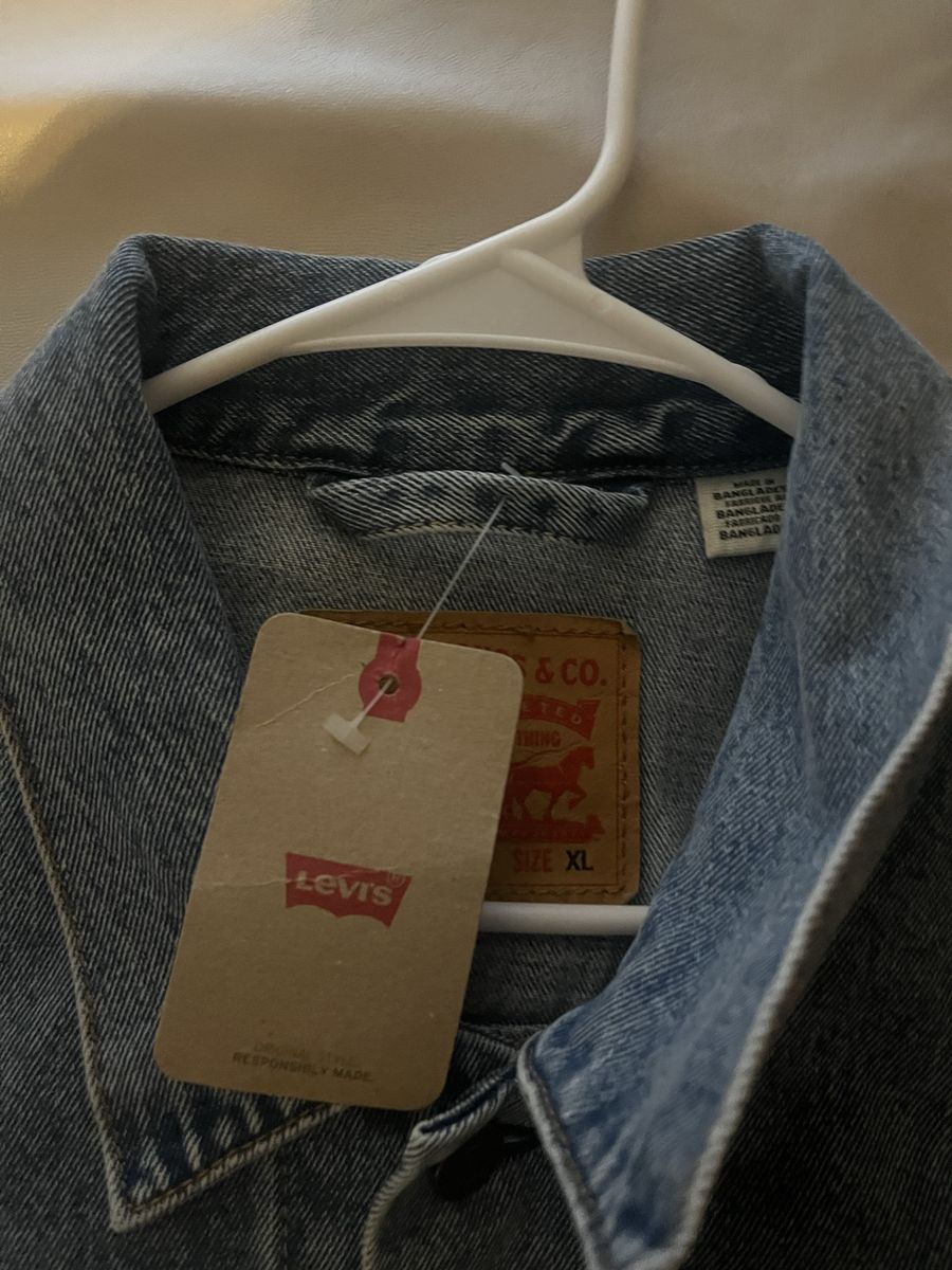 Levi's Men's Blue Denim Trucker Jacket Size XL Brand New With Tags