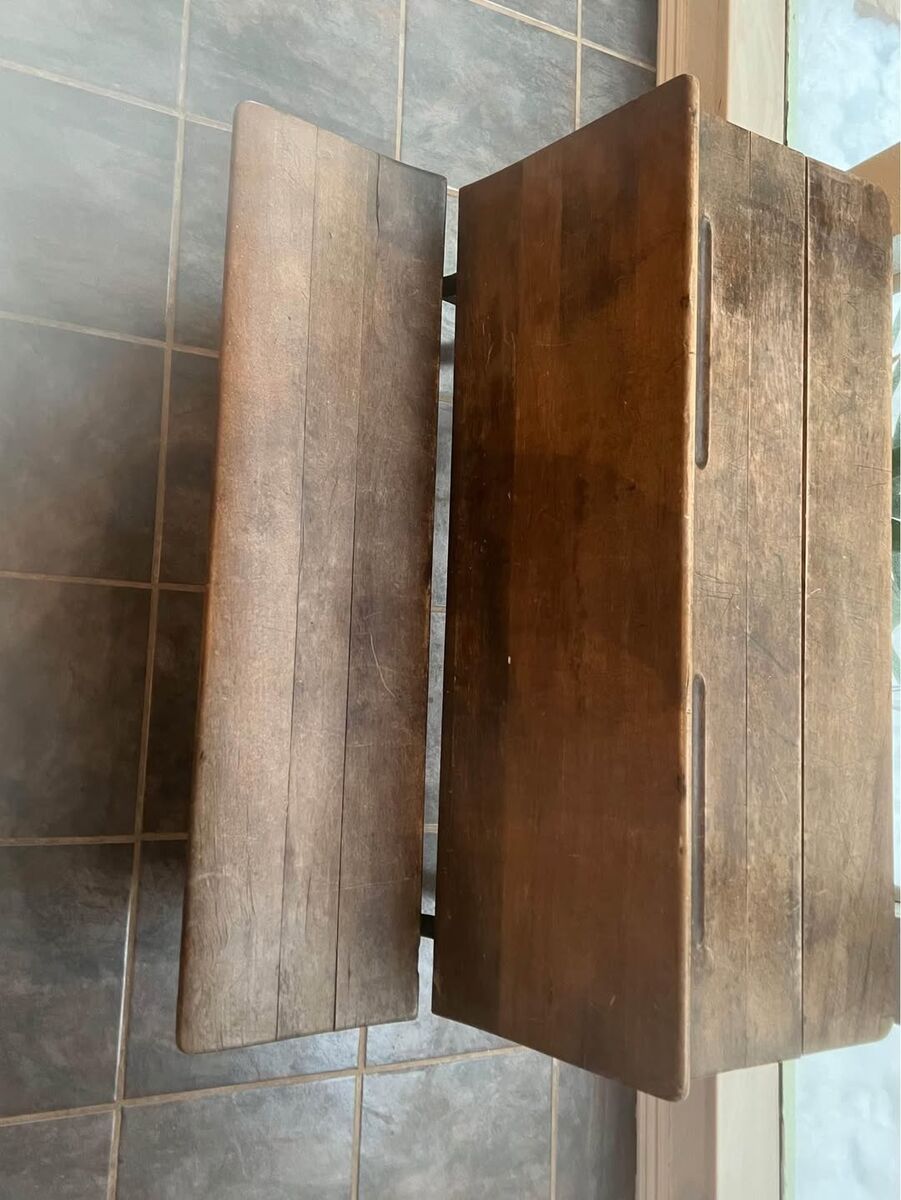 Antique School Bench