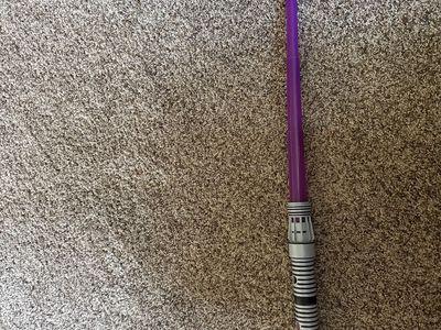 Star Wars The Black Series Mace Windu Force FX Lightsaber Purple Blade Hasbro