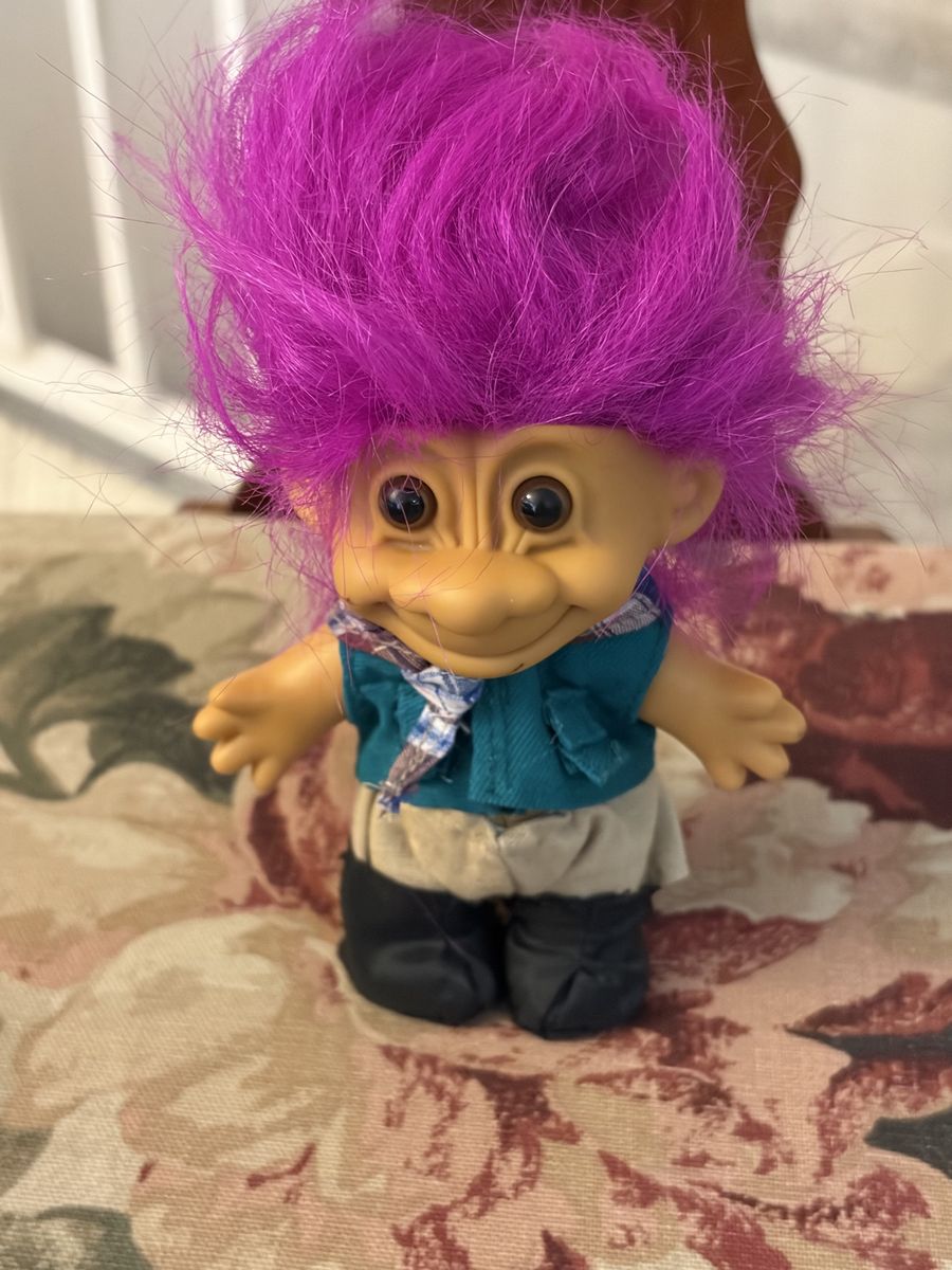 Vintage Trolls Purple Hair