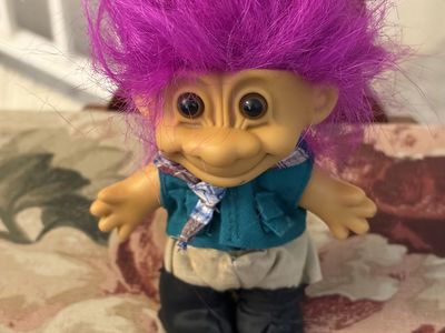 Vintage Trolls Purple Hair