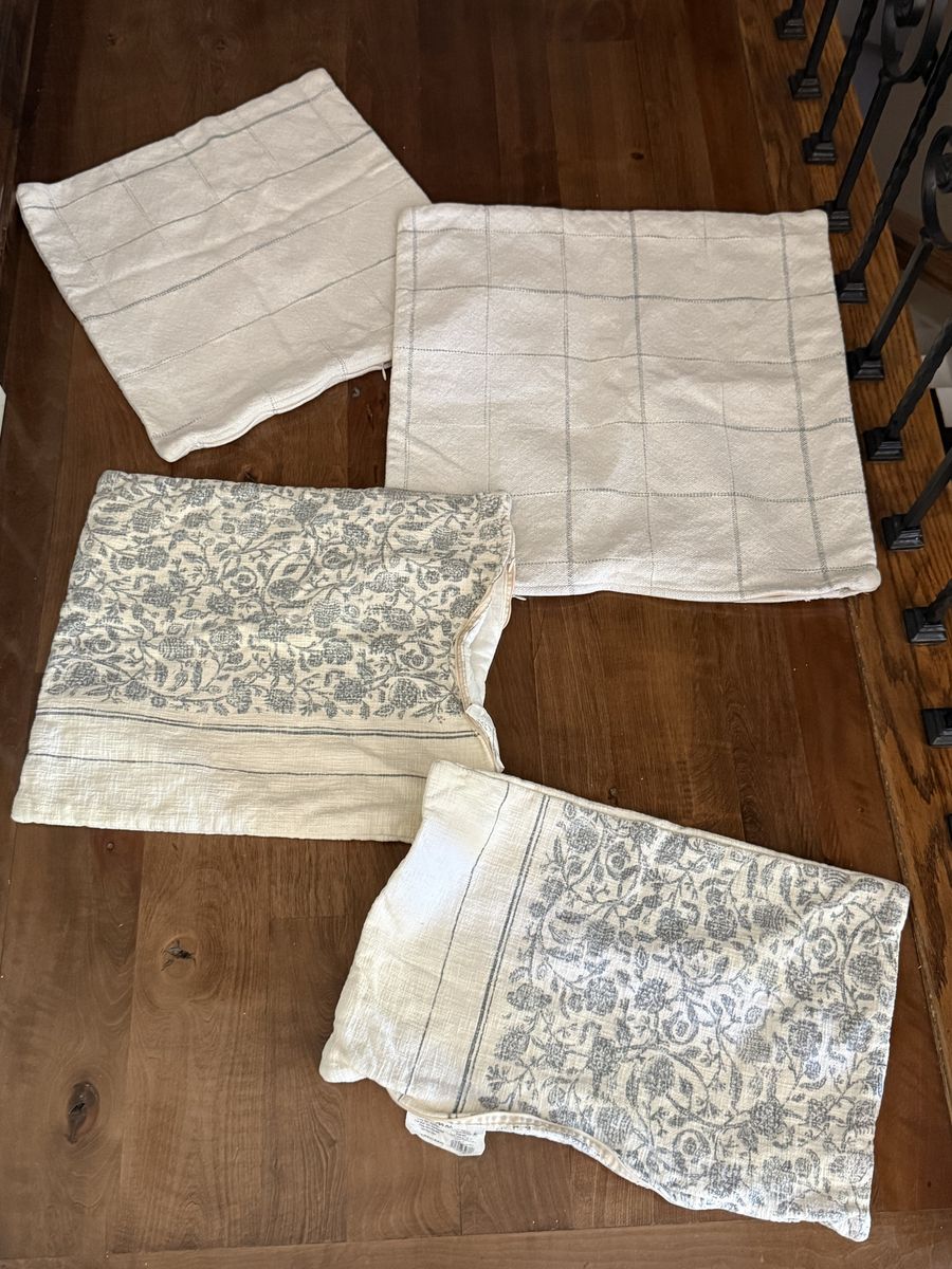 Set of Threshold toss pillow covers