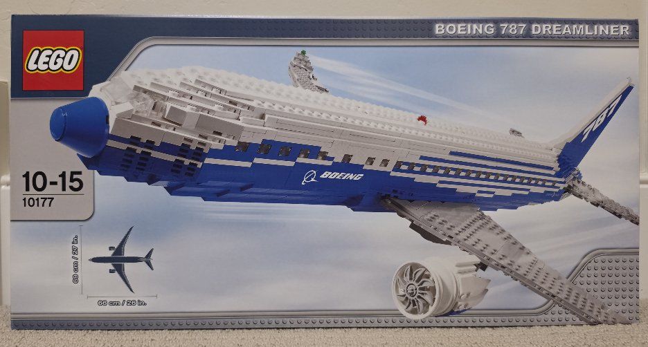 LEGO 10177 Boeing 787 Dreamliner - Never Opened Sealed Box