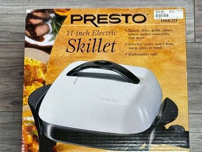 PRESTO 11 INCHES ELECTRIC SKILLET 06620