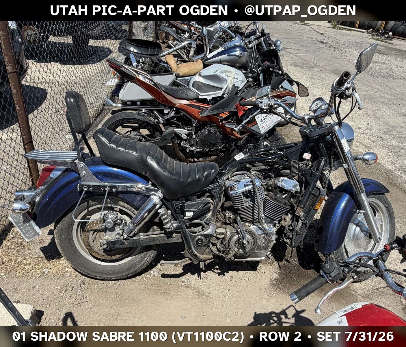 Just In! 2001 Honda Shadow Sabre 1100 (VT1100C2) Parts - UTPAP Ogden