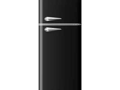 BANGSON 7.5 Cu.Ft Retro Fridge, Top Freezer