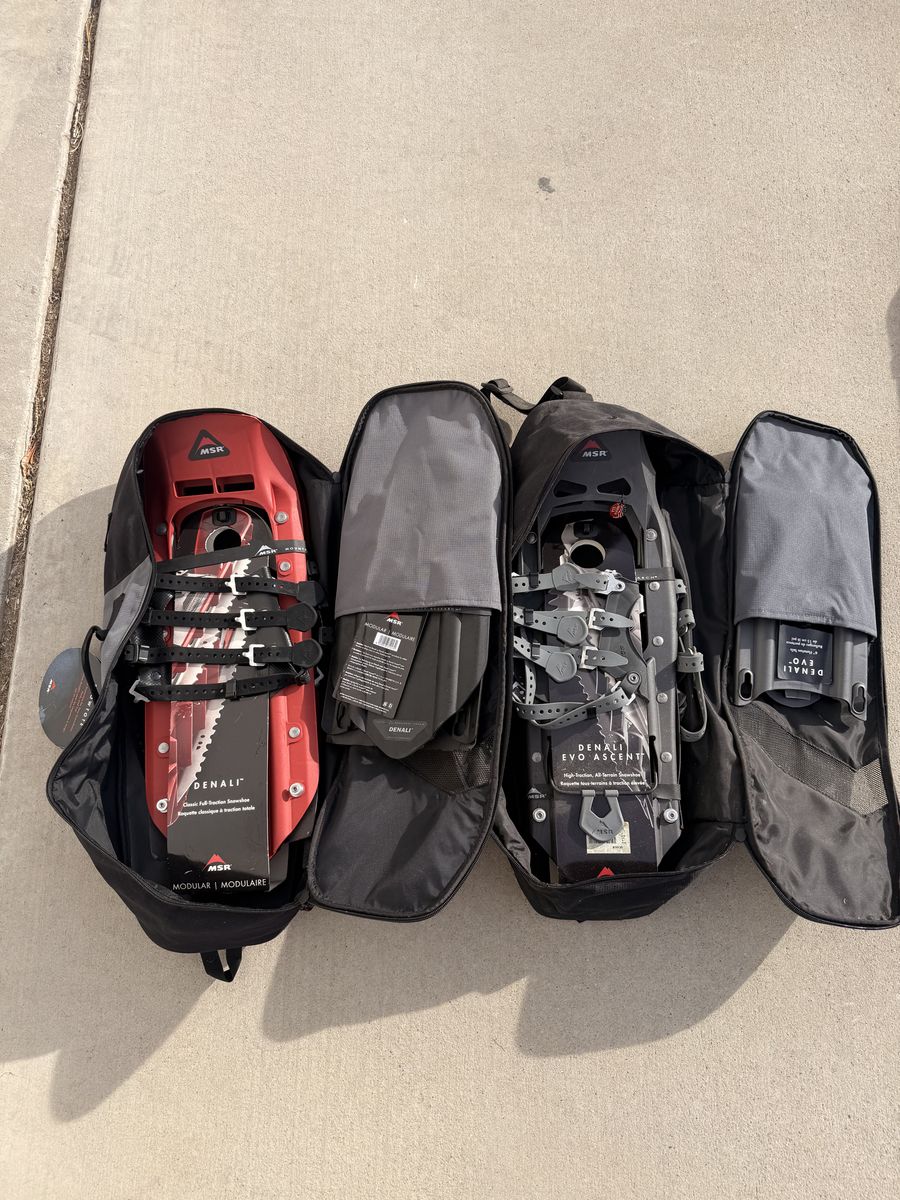 Brand new snowshoeing gear setup – never used
