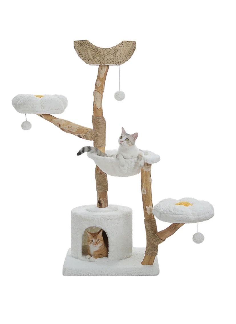 Luxury Wooden Cat Tree For Large Cats