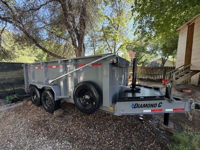 Diamond C 7’x14’x44” Dump Trailer