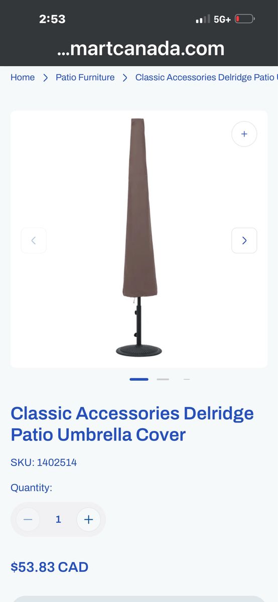 Delridge Patio Umbrella Cover