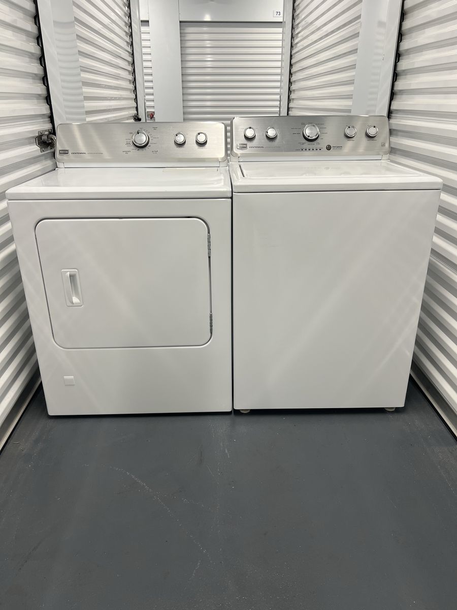 Washer and Dryer Set - White - Maytag Centennial