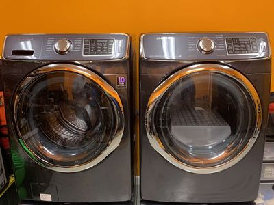 Samsung Washer and Dryer with pedestals- washer needs repair