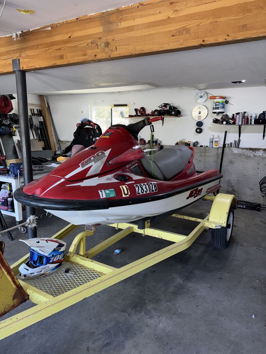 Kawasaki Jet Ski 1100 STX Watercraft with Trailer