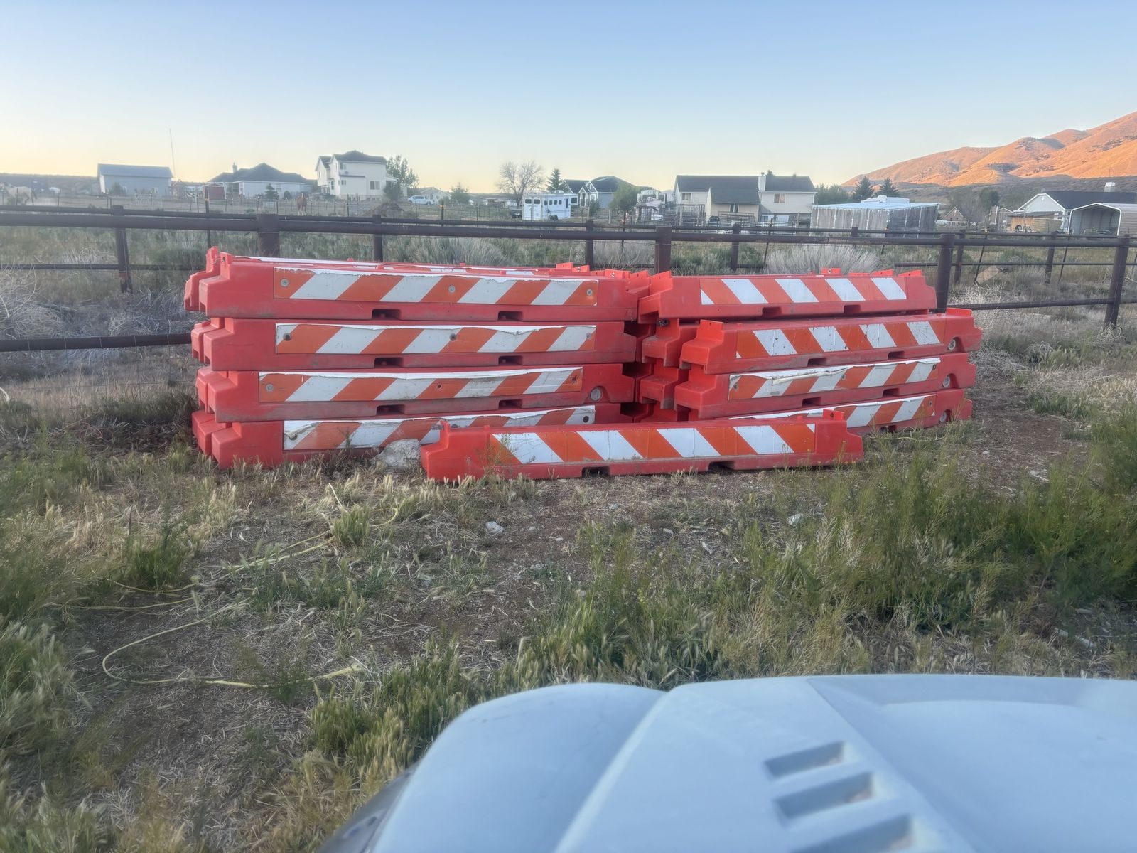 Plastic barricades