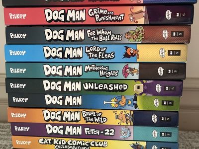 $5 each Dog Man by Dav Pilkey Collection - Graphic Novels - A Tale of Two Kitties, Grime & Punishment