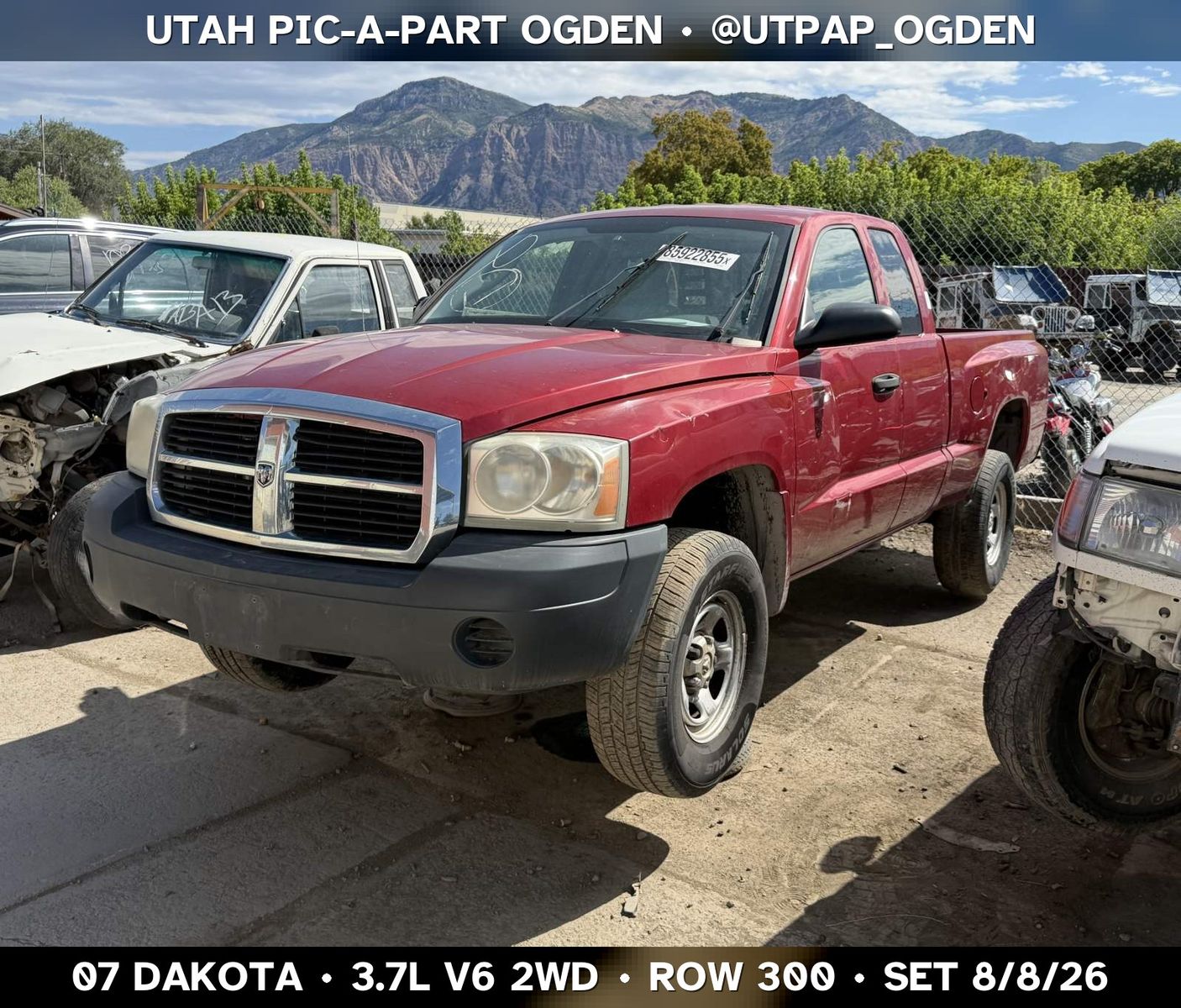 New Arrival - 2007 Dodge Dakota Parts - UTPAP Ogden