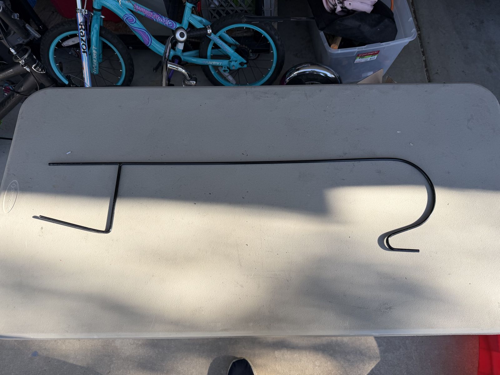 Black Metal Shepherd's Hook — New, have multiple