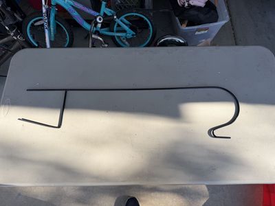 Black Metal Shepherd's Hook — New, have multiple