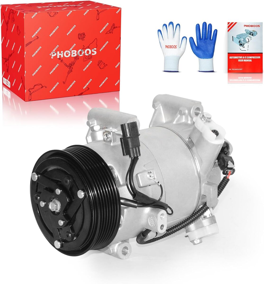 Honda CR-V 2017-2022, Honda Civic 2016-2021 A/C Compressor with Clutch Compatible