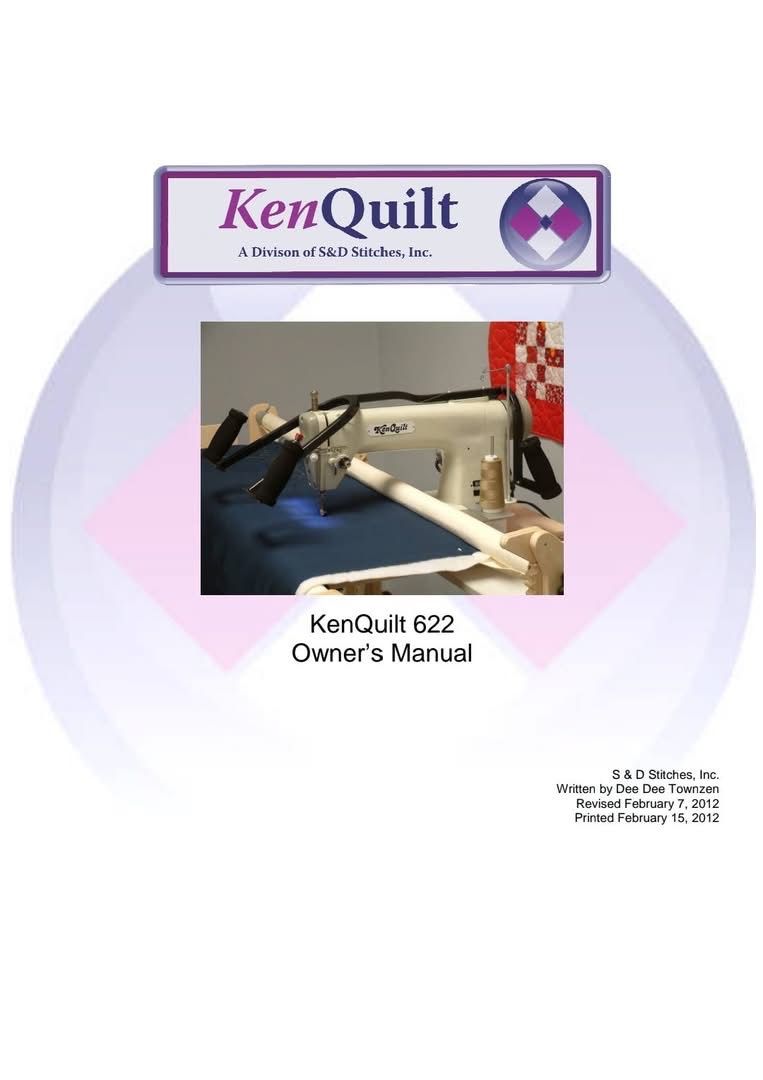 Long/medium arm quilting machine kenquilt 622 (KQ622)