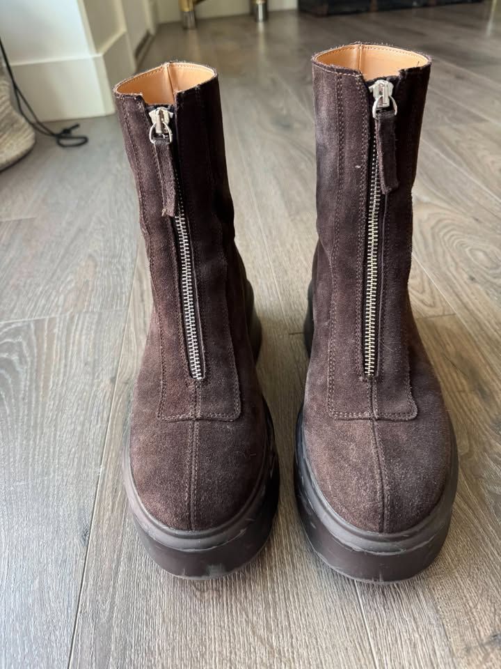 Steve Madden Suede Platform Booties