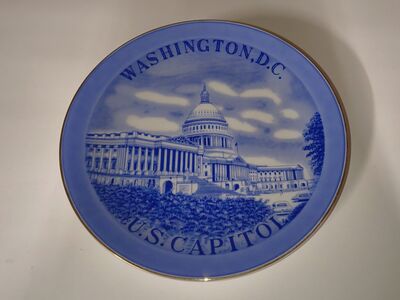 Washington DC Souvenir Plate