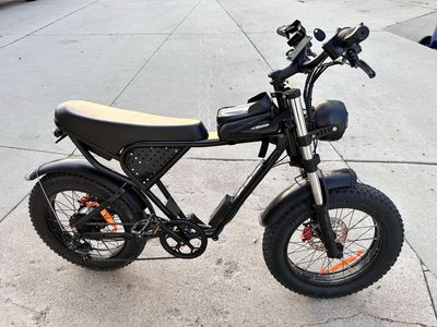 Ridstar Electric Bike Moped Style Fat Tire E-Bike