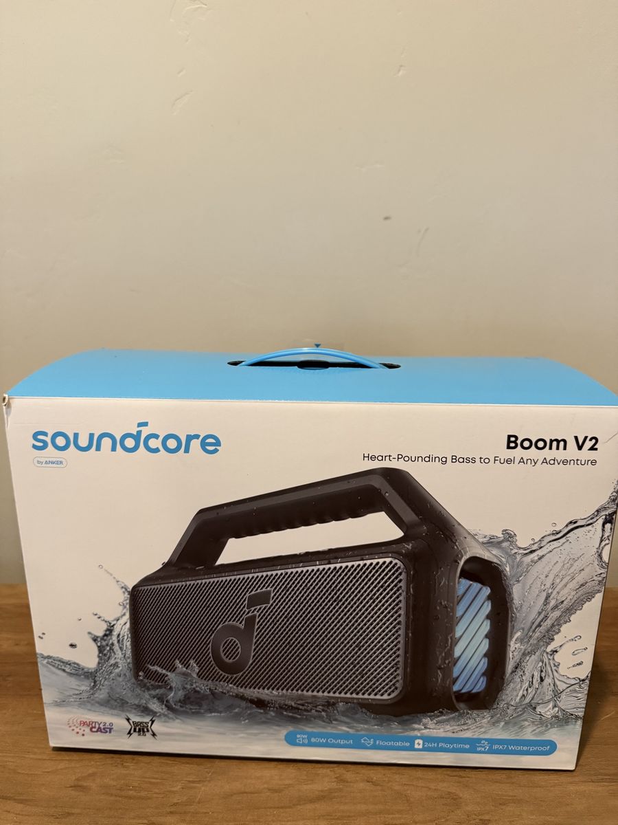 Soundcore boom v2 Bluetooth speaker water proof