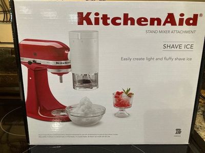 KitchenAid Stand Mixer Shave Ice Attachment - Create Light and Fluffy Shaved Ice