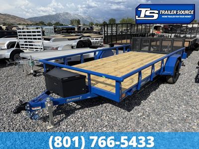 7x14 Diamond C PSA 135 Utility Trailer - 3.5K GVWR -