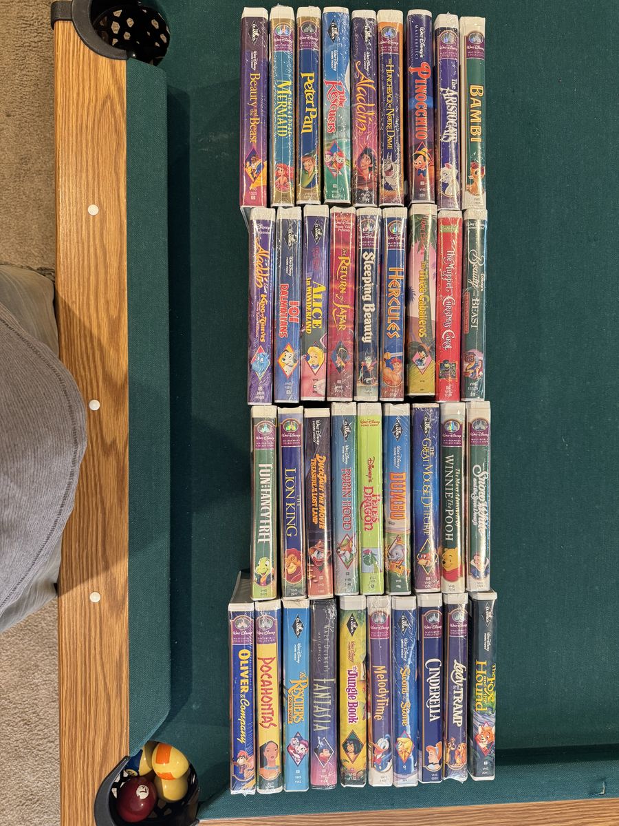 Disney VHS unopened